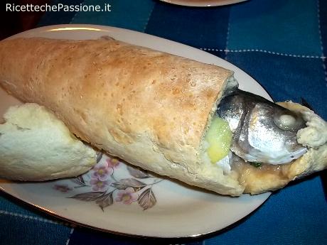 Branzino in Crosta di Pane