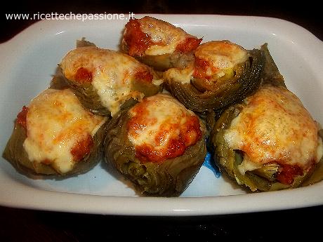 Carciofi Ripieni con Salsiccia