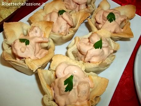 Cestini di Gamberi