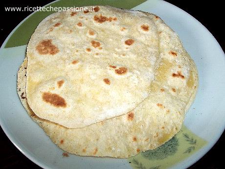 Chapati Pane Indiano