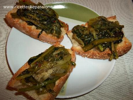 Cicoria in Bruschette