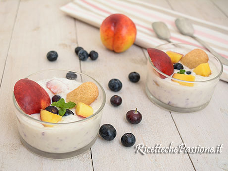 Cremoso Yogurt e Mirtilli