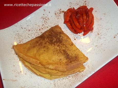 Crepes con Arance Caramellate