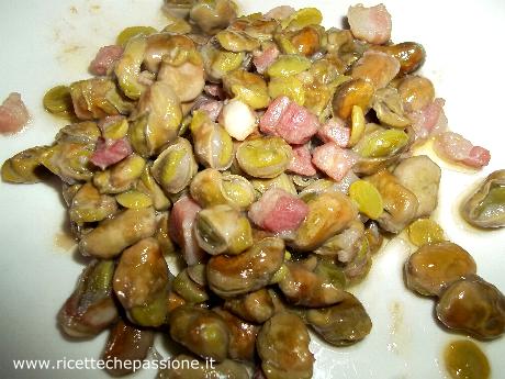 Fave con Pancetta Tesa
