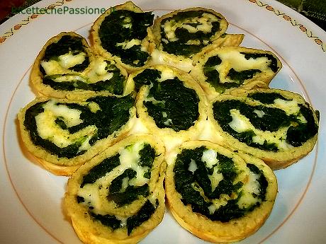 Girelle di Frittata e Spinaci