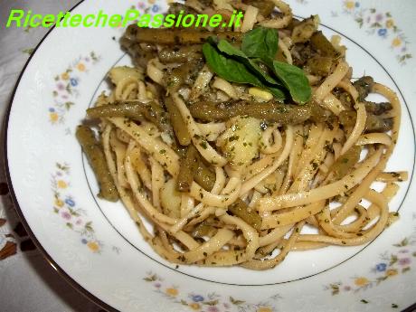 Pasta Pesto Patate Fagiolini