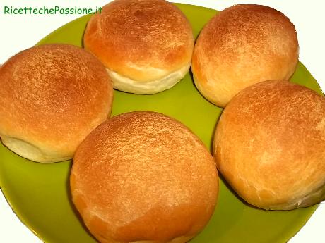Panini per Hamburger al Latte