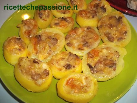 Patate Ripiene Provola Funghi