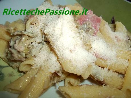 Penne con Carciofi e Cotto
