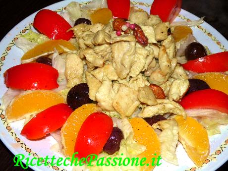 Pollo alle Mandorle e Insalata