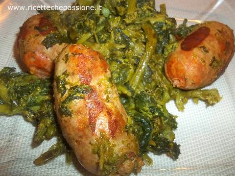 Salsicce con Cime di Rapa
