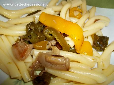 Scialatielli Funghi e Peperoni