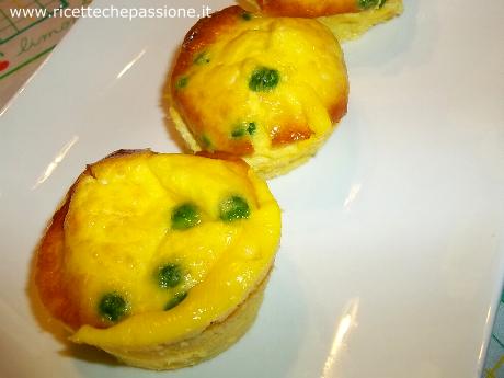 Sformatini Ricotta e Piselli