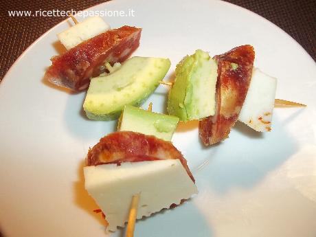 Stuzzichini Avocado Salame