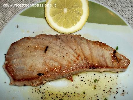 Tonno al Salmoriglio al Limone