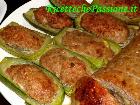 Zucchine Ripiene con Carne