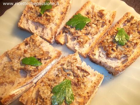 Bruschette Funghi Champignon