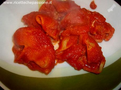 Lumaconi ripieni con Ricotta 