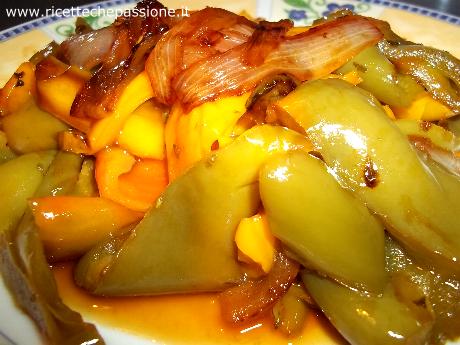 Stufato di Peperoni e Cipolle