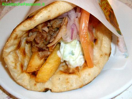 Pita Gyros di Pollo - Kebab