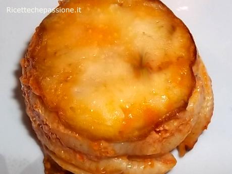 Tortino Pasta Ragù e Melanzana